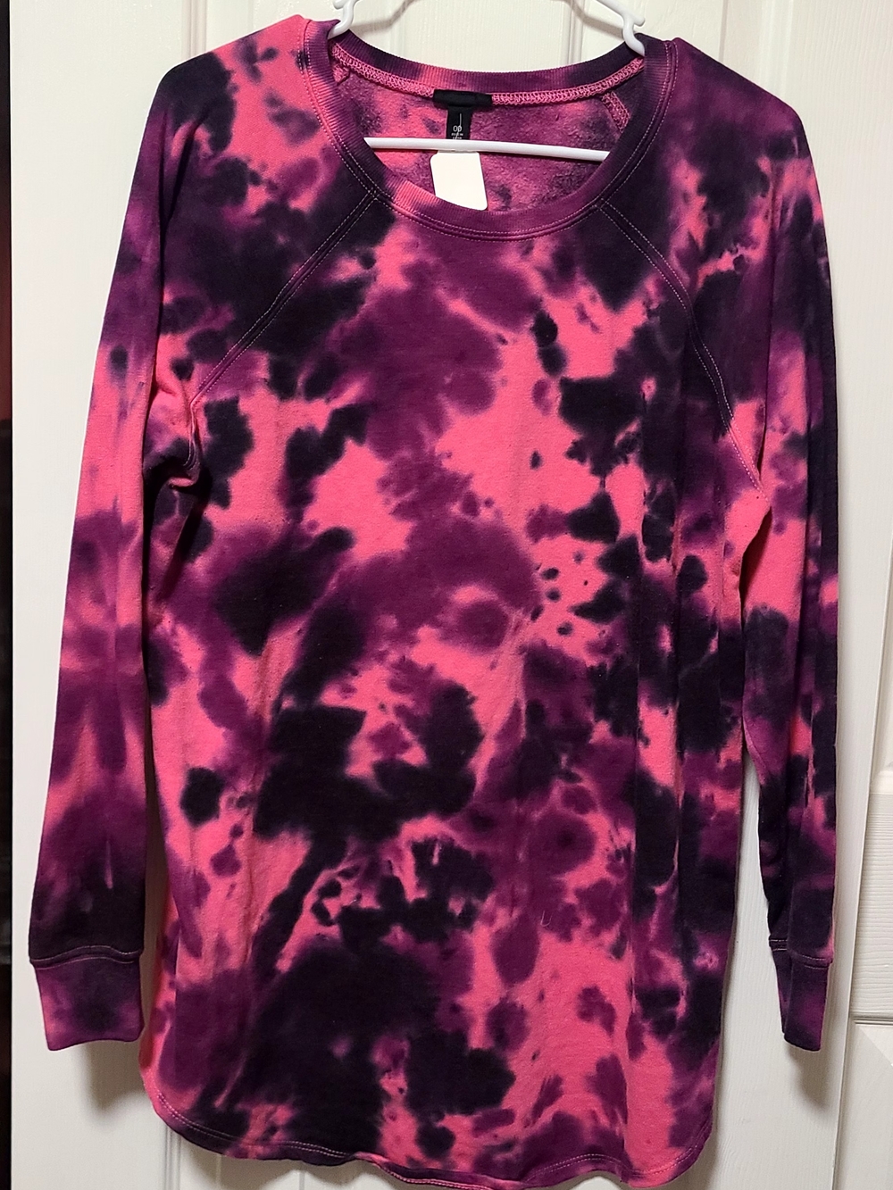 torrid Pink and Purple Ombre Tie-Dye Long Sleeve Top